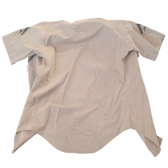 Korean War Era Military Lance Corporal Khaki Service Shirt, S/S, Small, 14½ Neck - Picture 3 of 8